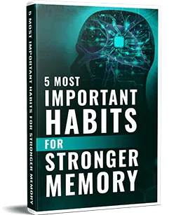 Five daily habits for stronger memory infographic